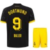 Officiële Voetbalshirt + Korte Broek Borussia Dortmund Haller 9 Uit 2023-24 - Kids